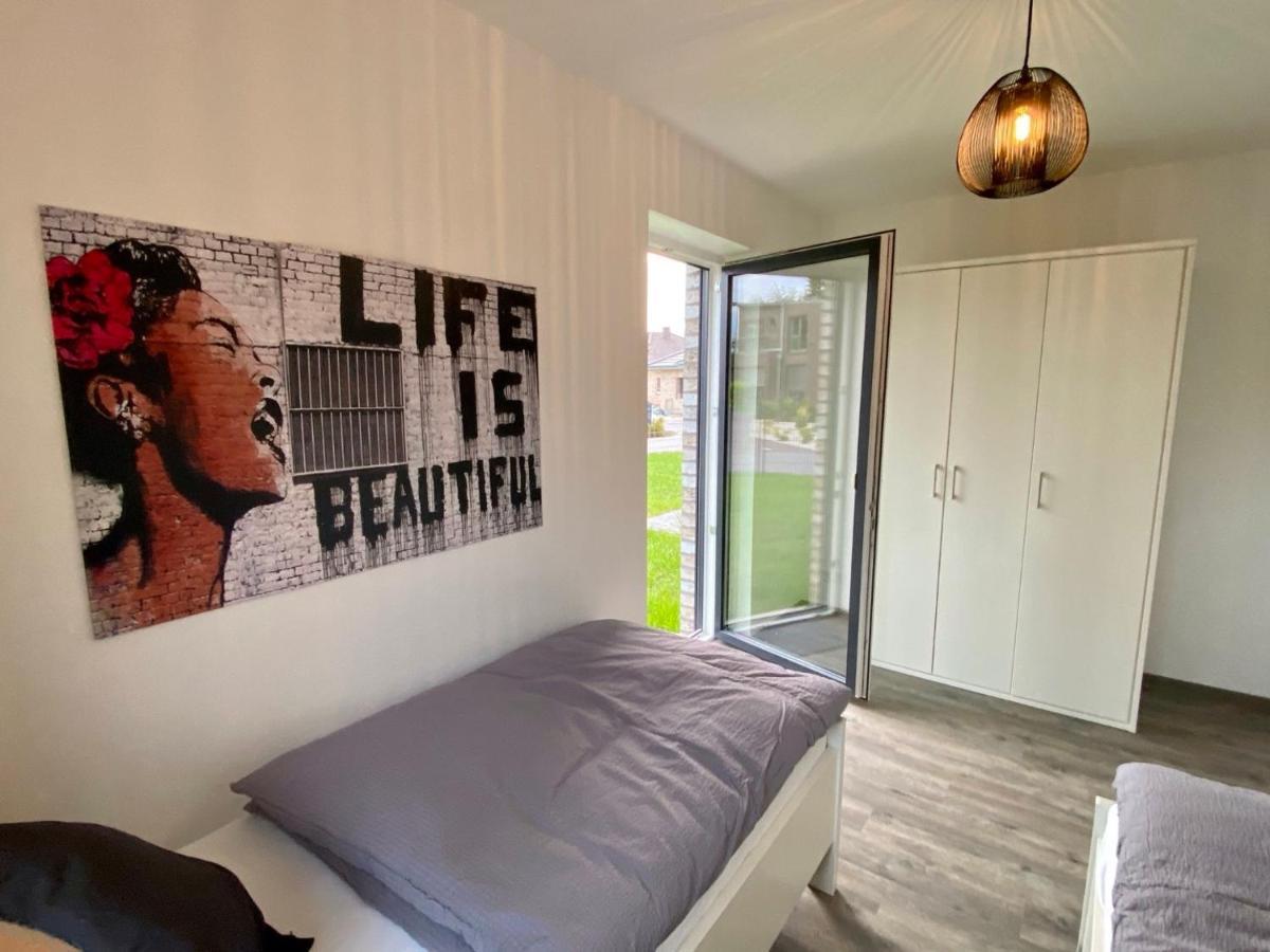 Ferienhaus MOIN. am Harkebrügger See mit Sauna Barssel  Exterior foto