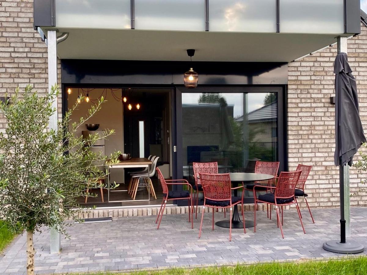 Ferienhaus MOIN. am Harkebrügger See mit Sauna Barssel  Exterior foto